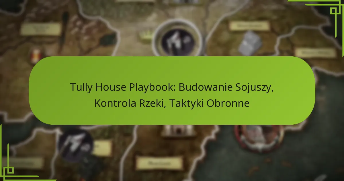 Tully House Playbook: Budowanie Sojuszy, Kontrola Rzeki, Taktyki Obronne