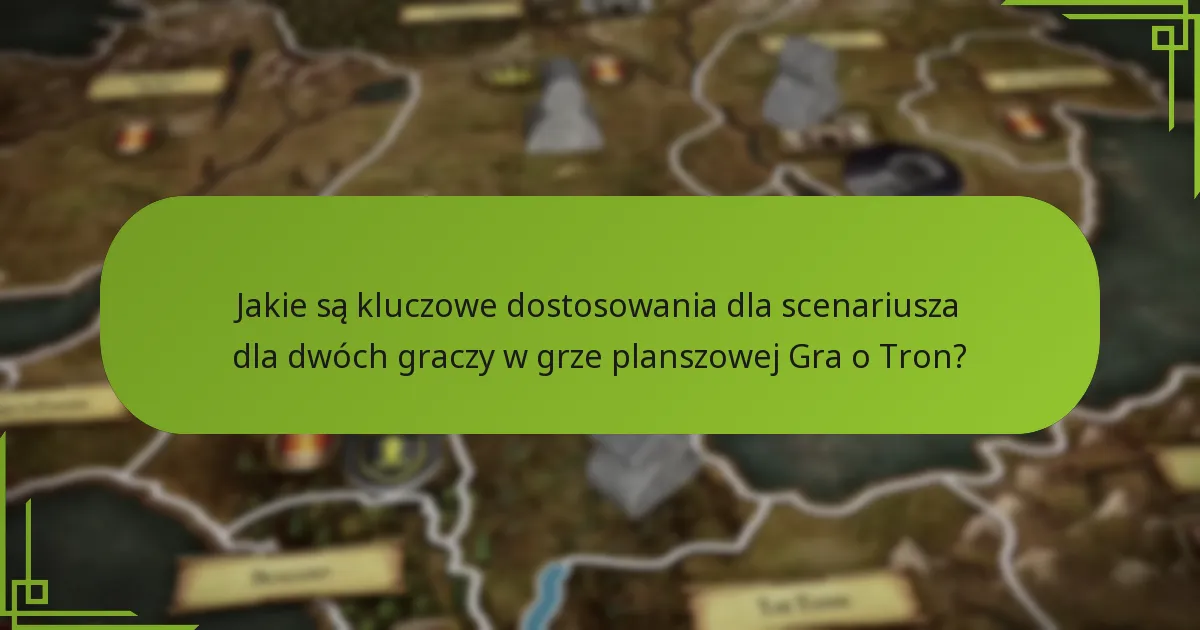Jakie zmiany w ustawieniach są konieczne dla gry dla dwóch graczy?