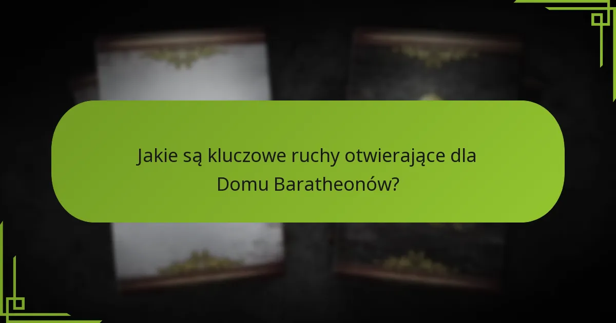 Jak Dom Baratheonów wypada w porównaniu do innych frakcji?