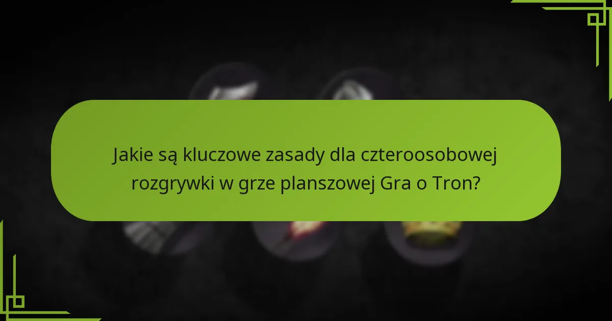 Jak czteroosobowy scenariusz porównuje się z innymi liczba graczy?