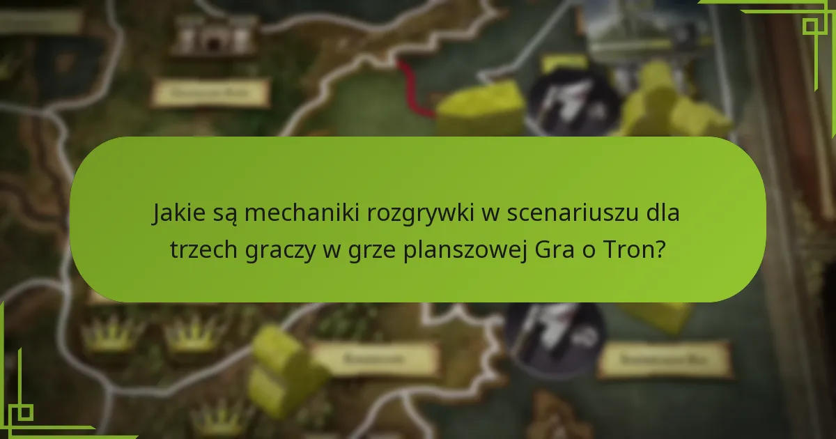 Jak wprowadzane są dostosowania równowagi w scenariuszu dla trzech graczy?