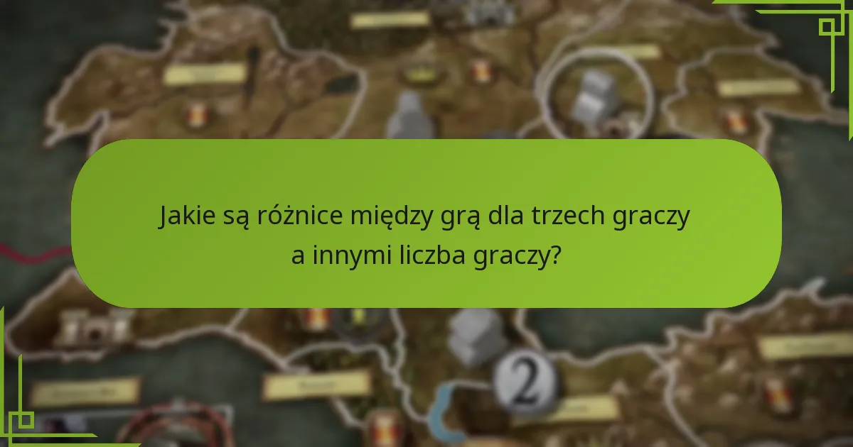 Jakie strategie są skuteczne w rozgrywce dla trzech graczy?