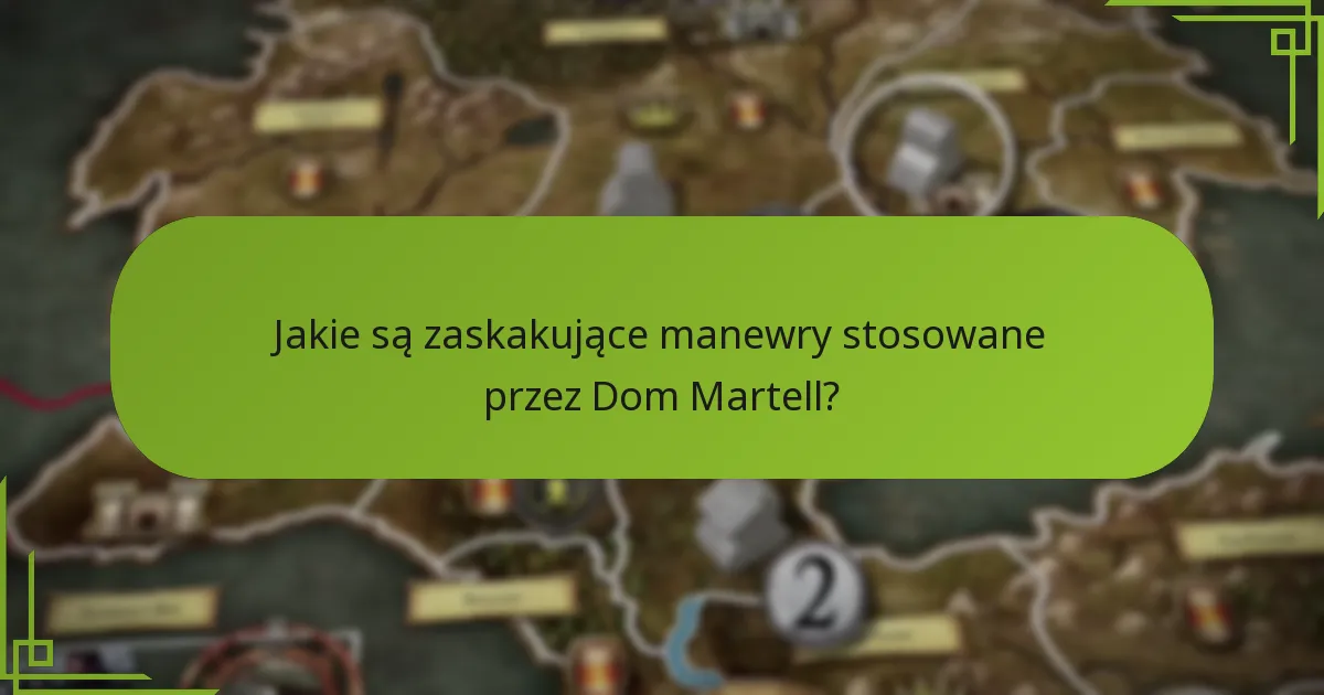 Jakie wydarzenia historyczne ukształtowały strategie Martellów?